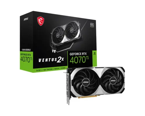 MSI GeForce RTX 4070 Ti Ventus 2X 12G OC 12GB GDDR6X 192Bit DX12 Gaming (Oyuncu) Ekran Kartı