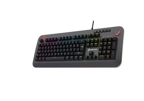 GamePower Starscream 60M RGB Mavi Switch 60 Milyon Türkçe Q USB Suya Dayanıklı Optik Mekanik Gaming Klavye (3x Switch Hediyeli) 3 Yıl Garantili