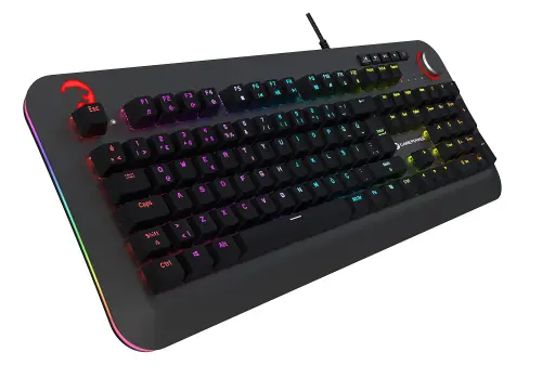 GamePower Starscream 60M RGB Mavi Switch 60 Milyon Türkçe Q USB Suya Dayanıklı Optik Mekanik Gaming Klavye (3x Switch Hediyeli) 3 Yıl Garantili