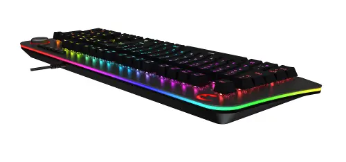 GamePower Starscream 60M RGB Mavi Switch 60 Milyon Türkçe Q USB Suya Dayanıklı Optik Mekanik Gaming Klavye (3x Switch Hediyeli) 3 Yıl Garantili