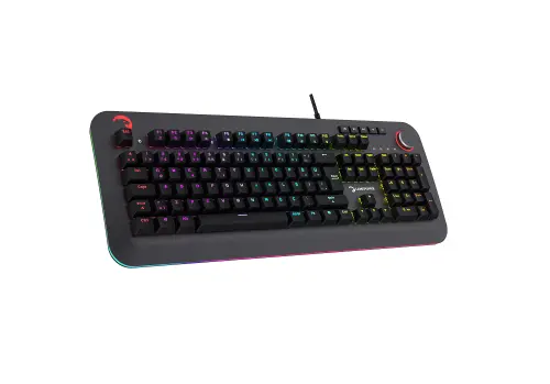 GamePower Starscream 60M RGB Kırmızı Switch 60 Milyon Türkçe Q USB Suya Dayanıklı Optik Mekanik Gaming Klavye (3x Switch Hediyeli) 3 Yıl Garantili