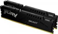 Kingston Fury Beast KF560C40BBK2/16 16GB (2x8) DDR5 6000 Mhz CL40 Siyah Gaming RAM (Bellek)
