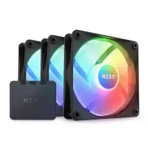 NZXT F120RGB Core RF-C12TF-B1 Üçlü Siyah Kasa Fanı