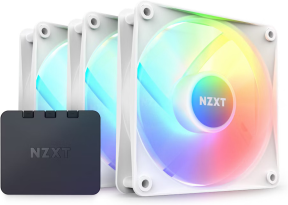NZXT F120RGB Core RF-C12TF-W1 Üçlü Beyaz Kasa Fanı
