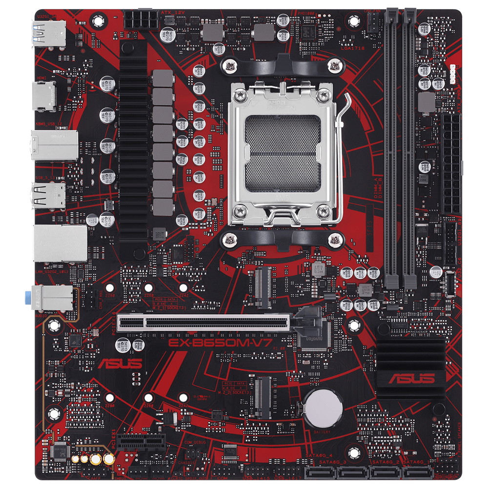 ASUS EX-B650M-V7 AMD Soket AM5 DDR5 8000MHz Micro-ATX Anakart
