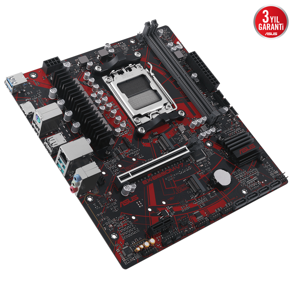 ASUS EX-B650M-V7 AMD Soket AM5 DDR5 8000MHz Micro-ATX Anakart