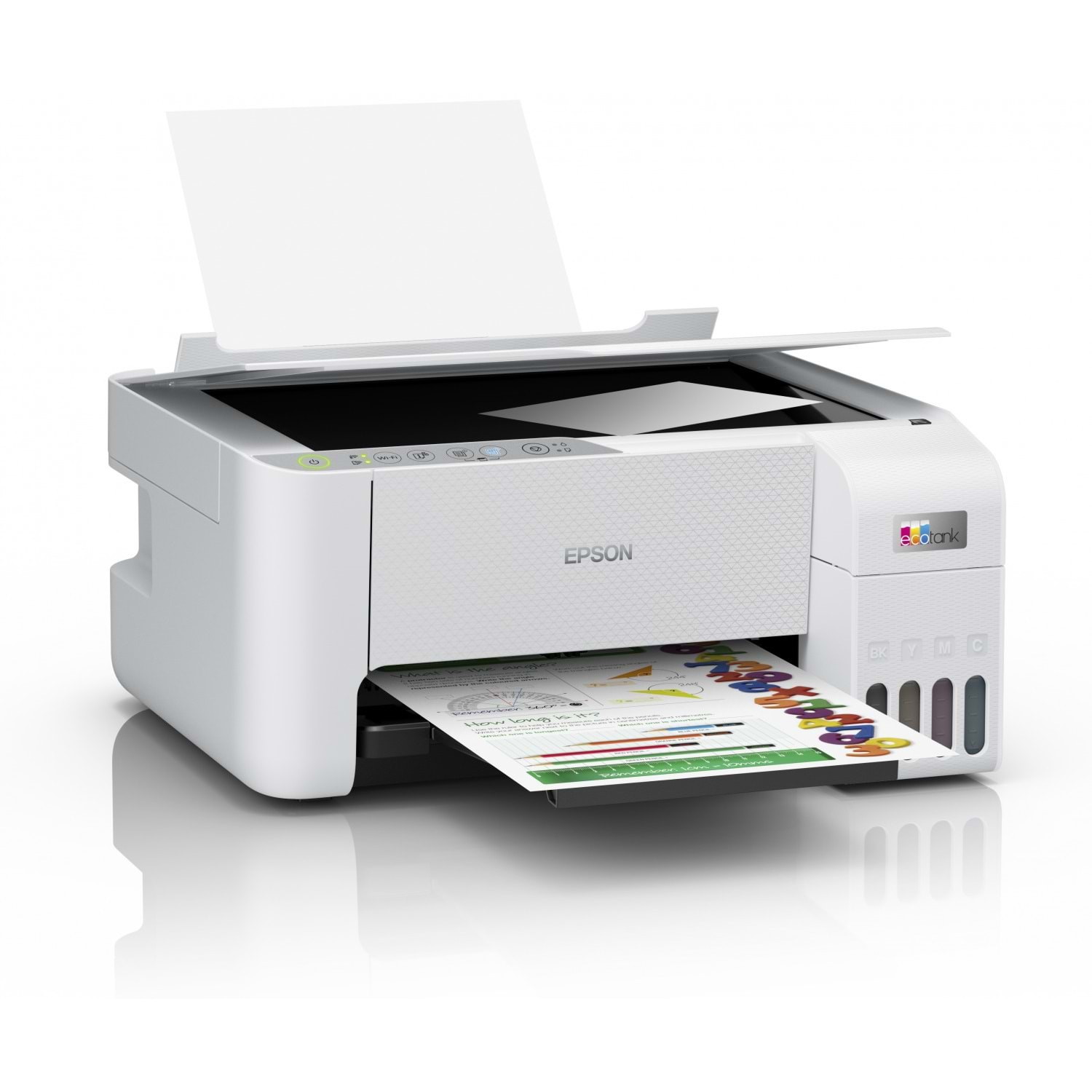 Epson L3256 WHITE Wi-Fi Tarayıcı + Yazıcı + Fotokopi Renkli Çok Fonksiyonlu Tanklı Yazıcı