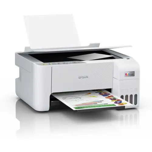 Epson L3256 WHITE Wi-Fi Tarayıcı + Yazıcı + Fotokopi Renkli Çok Fonksiyonlu Tanklı Yazıcı
