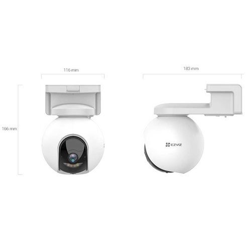 Ezviz CS-HB8 4MP 4MM Bataryalı PT Kamera