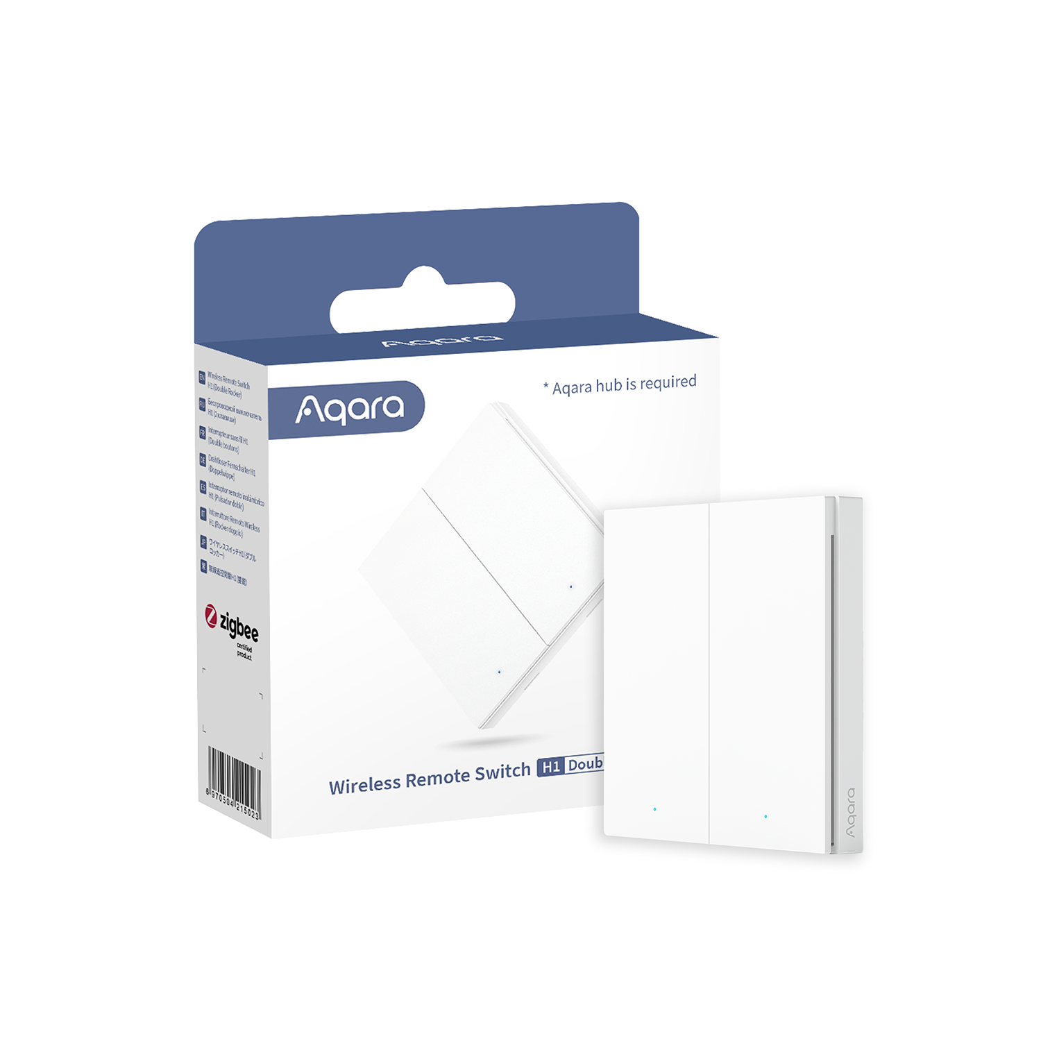 Aqara Akıllı Kablosuz Ikili Anahtar H1 WRS-R02