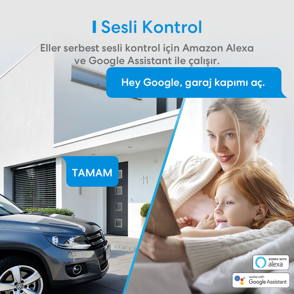 Meross Akıllı Garaj Anahtarı MSG100