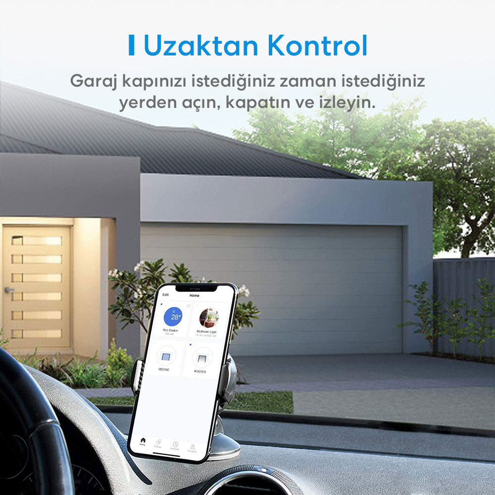 Meross Akıllı Üçlü Garaj Anahtarı MSG200