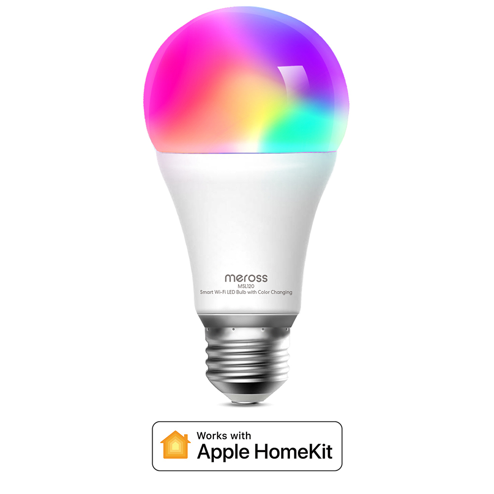 Meross Wi-Fi Uzaktan Kontrollü Akıllı Enerji Tasarruflu 810 Lümen RGB LED Ampul MSL120