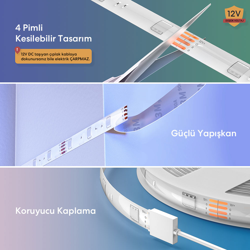 Meross Akıllı 10 Metre Led Şerit MSL320