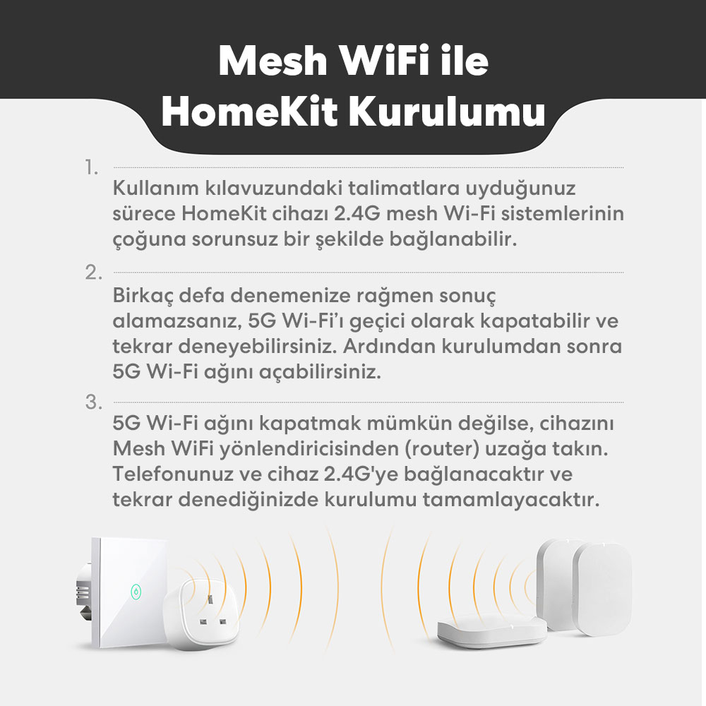Meross Akıllı Dokunmatik Çift Yönlü Anahtar MSS550