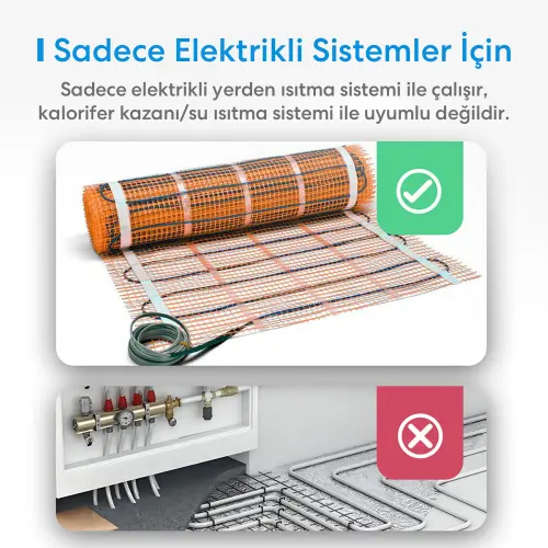 Meross Akıllı Termostat Yerden Isıtma MTS200