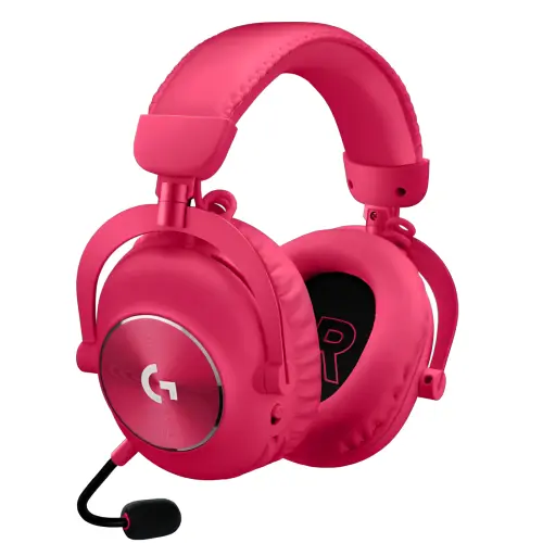 Logitech G Pro X 2 Lightspeed Kablosuz Bluetooth Magenta Gaming Kulaklık -981-001275