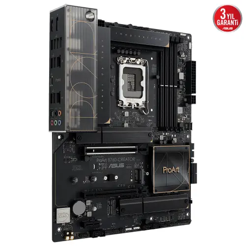 ASUS ProArt B760-CREATOR Intel B760 LGA1700 Soket DDR5 7800(OC)MHz ATX Anakart