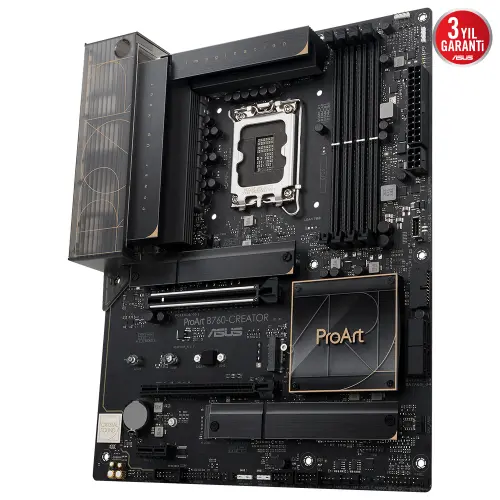 ASUS ProArt B760-CREATOR Intel B760 LGA1700 Soket DDR5 7800(OC)MHz ATX Anakart