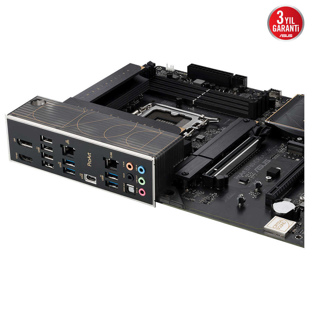 ASUS ProArt B760-CREATOR Intel B760 LGA1700 Soket DDR5 7800(OC)MHz ATX Anakart