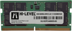Hi-Level HLV-SOPC44800D5-8G 8GB (1x8GB) DDR5 5600Mhz CL46 SODIMM Notebook Ram (Bellek)