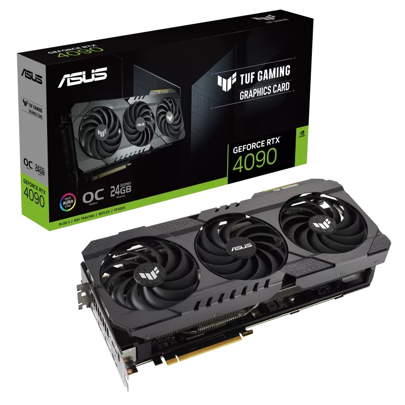 ASUS TUF GeForce RTX 4090 OC TUF-RTX4090-O24G-OG-GAMING 24GB GDDR6X 384Bit DX12 DLSS 3 Gaming (Oyuncu) Ekran Kartı