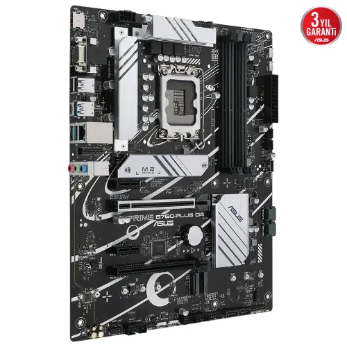 ASUS Prime B760-PLUS D4 Intel B760 Soket 1700 DDR4 5066(OC)MHz ATX Gaming (Oyuncu) Anakart