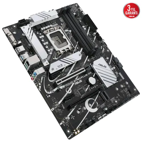 ASUS Prime B760-PLUS D4 Intel B760 Soket 1700 DDR4 5066(OC)MHz ATX Gaming (Oyuncu) Anakart