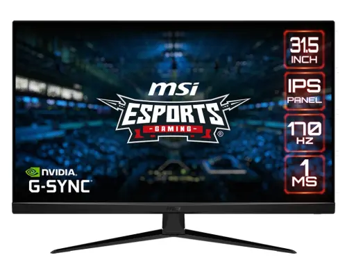 MSI G321Q 31.5 inç 2560X1440 WQHD 16:9 170Hz 1ms IPS G-Sync Premium Gaming Monitör