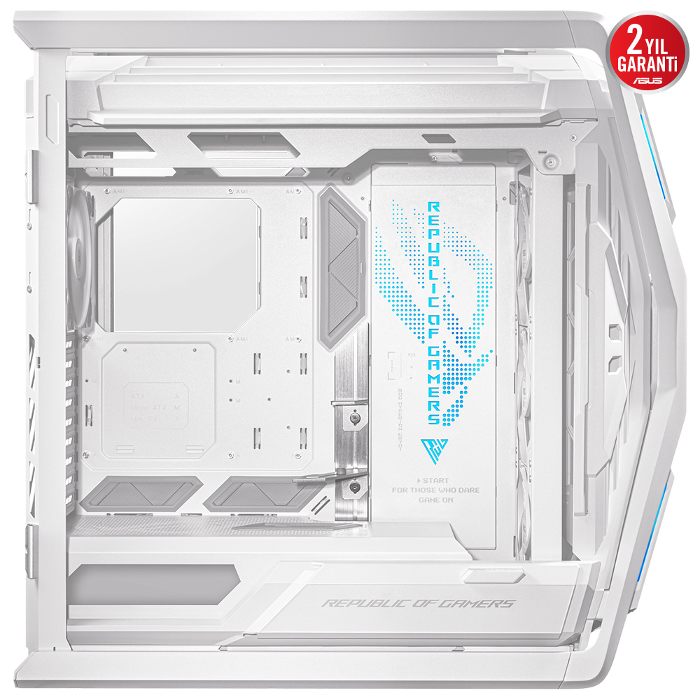 ASUS ROG Hyperion GR701 White ARGB USB 3.2 Tempered Glass Full Tower Gaming (Oyuncu) Kasa (90DC00F3-B39000)