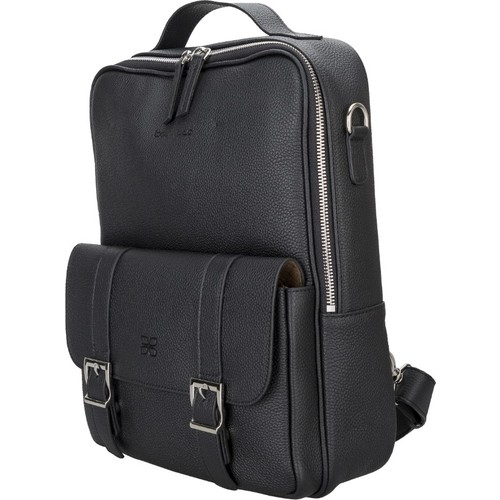 Bouletta Molde Deri FL01 14″ Siyah Sırt Çantası