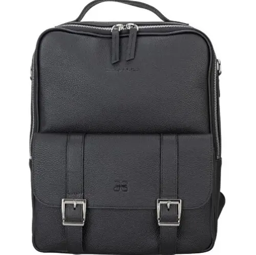 Bouletta Molde Deri FL01 14″ Siyah Sırt Çantası