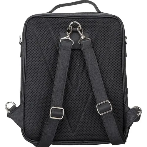 Bouletta Molde Deri FL01 14″ Siyah Sırt Çantası