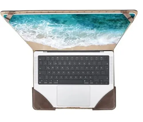 Bouletta Chester Deri 13-14 inç  TN03 Kahverengi Macbook Kılıfı