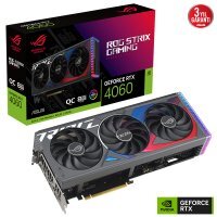 Asus ROG Strix GeForce RTX 4060 OC ROG-STRIX-RTX4060-O8G-GAMING 8GB GDDR6 128bit DLSS 3 Gaming (Oyuncu) Ekran Kartı