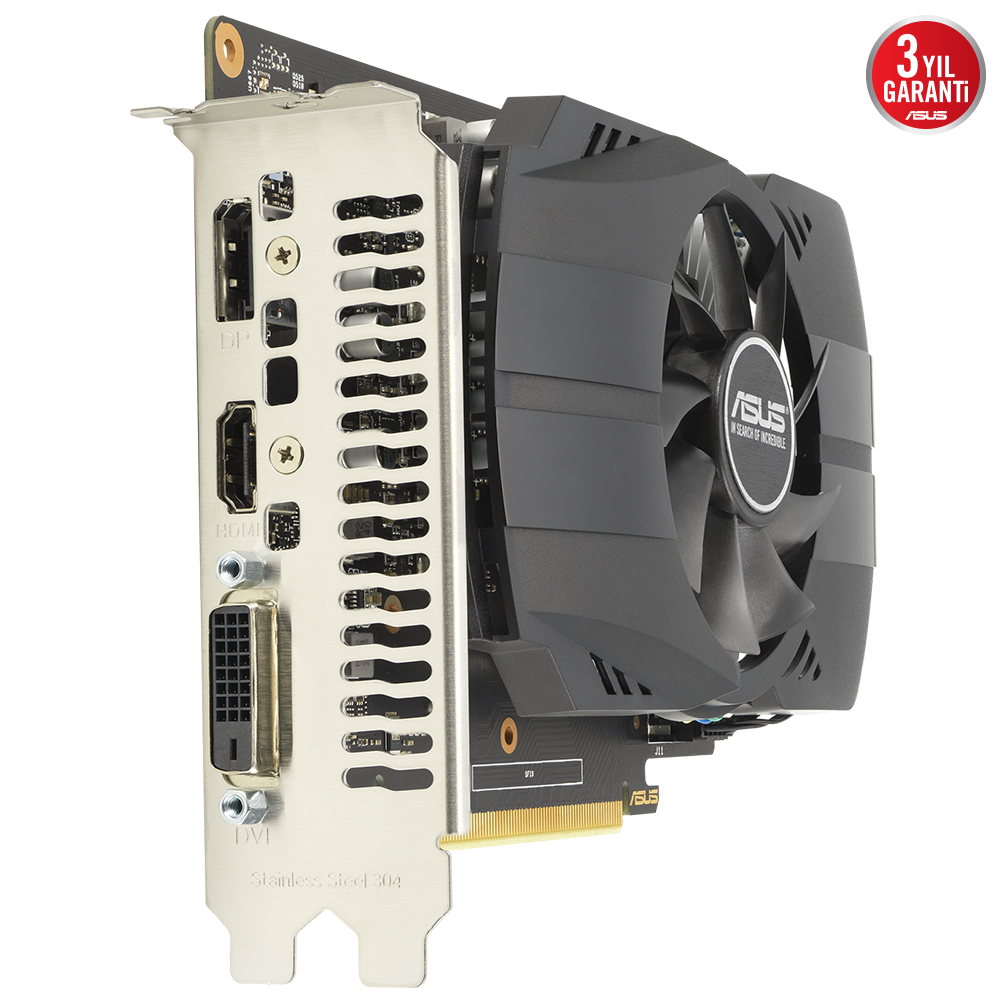 ASUS Phoenix GeForce GTX 1650 EVO OC PH-GTX1650-O4GD6-P EVO 4GB GDDR6 128Bit DX12 Gaming (Oyuncu) Ekran Kartı
