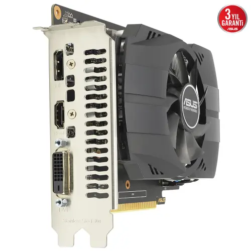 ASUS Phoenix GeForce GTX 1650 EVO OC PH-GTX1650-O4GD6-P EVO 4GB GDDR6 128Bit DX12 Gaming (Oyuncu) Ekran Kartı 