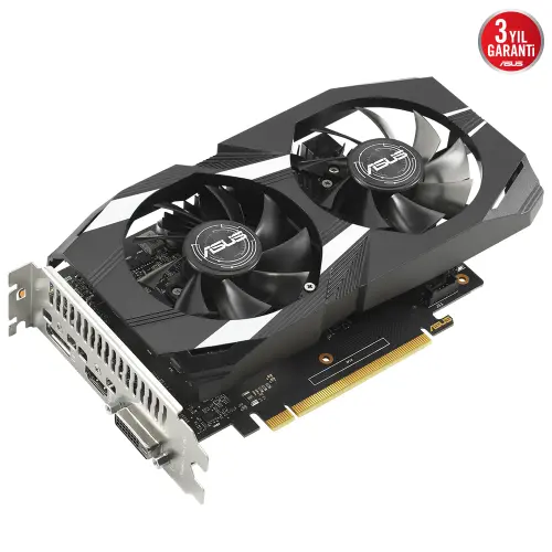 Asus Dual GeForce GTX 1650 OC V2 DUAL-GTX1650-O4GD6-P-V2 4GB GDDR6 128Bit DX12 Gaming (Oyuncu) Ekran Kartı