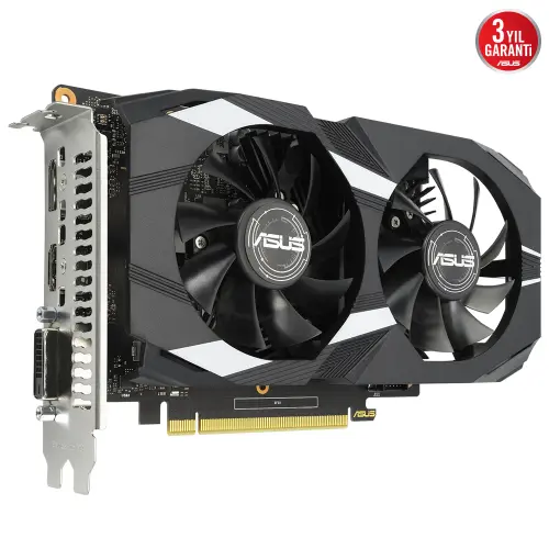 Asus Dual GeForce GTX 1650 OC V2 DUAL-GTX1650-O4GD6-P-V2 4GB GDDR6 128Bit DX12 Gaming (Oyuncu) Ekran Kartı