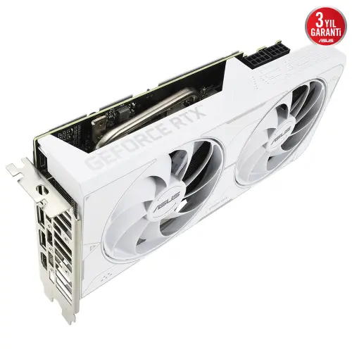 ASUS Dual GeForce RTX 3060 Ti OC White DUAL-RTX3060TI-O8GD6X-WHITE 8GB GDDR6X 256Bit DX12 Gaming (Oyuncu) Ekran Kartı