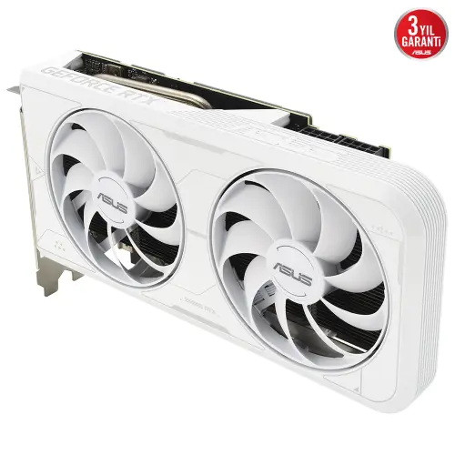 ASUS Dual GeForce RTX 3060 Ti OC White DUAL-RTX3060TI-O8GD6X-WHITE 8GB GDDR6X 256Bit DX12 Gaming (Oyuncu) Ekran Kartı