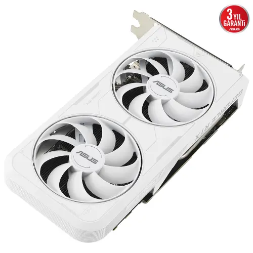 ASUS Dual GeForce RTX 3060 Ti OC White DUAL-RTX3060TI-O8GD6X-WHITE 8GB GDDR6X 256Bit DX12 Gaming (Oyuncu) Ekran Kartı