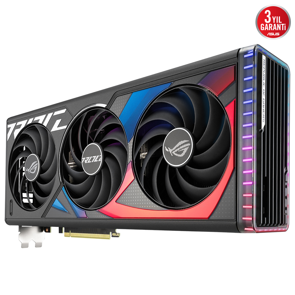 ASUS ROG Strix GeForce RTX 4070 Ti OC ROG-STRIX-RTX4070TI-O12G-GAMING 12GB GDDR6X 192Bit DX12 DLSS 3 Gaming (Oyuncu) Ekran Kartı