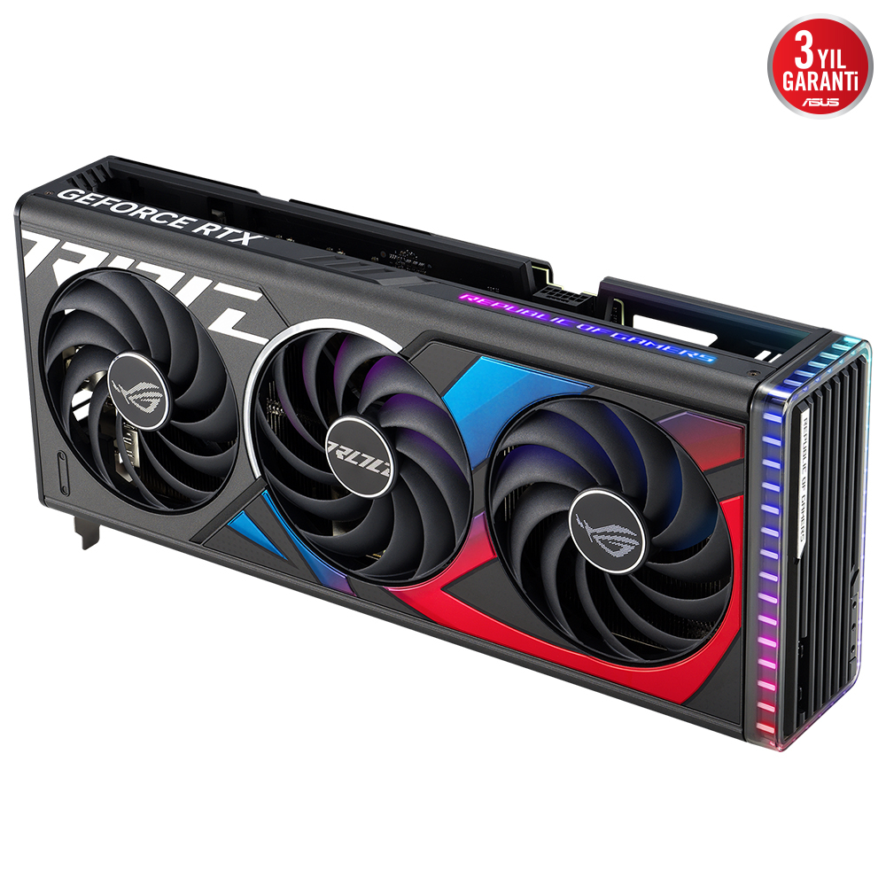 ASUS ROG Strix GeForce RTX 4070 Ti OC ROG-STRIX-RTX4070TI-O12G-GAMING 12GB GDDR6X 192Bit DX12 DLSS 3 Gaming (Oyuncu) Ekran Kartı