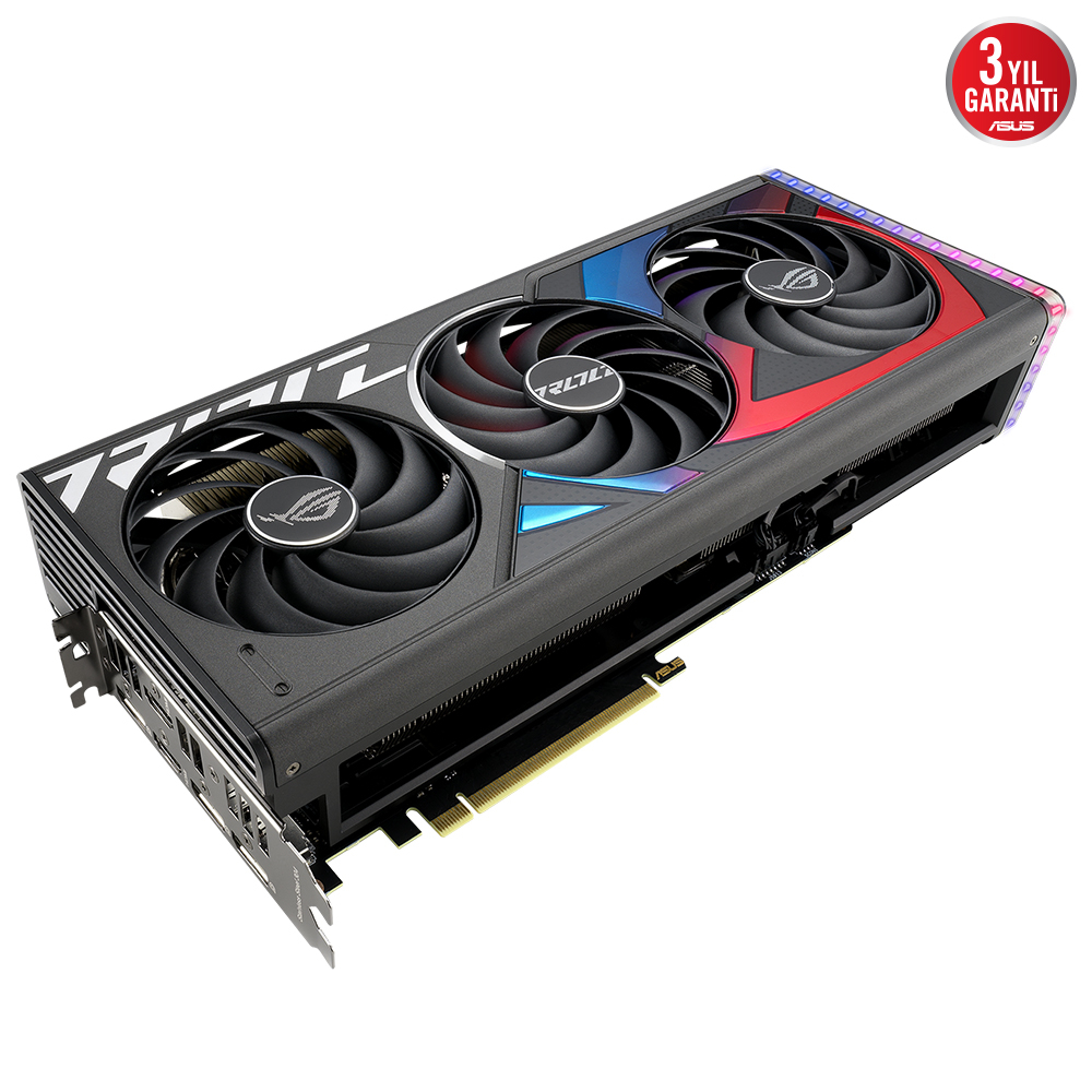ASUS ROG Strix GeForce RTX 4070 Ti OC ROG-STRIX-RTX4070TI-O12G-GAMING 12GB GDDR6X 192Bit DX12 DLSS 3 Gaming (Oyuncu) Ekran Kartı