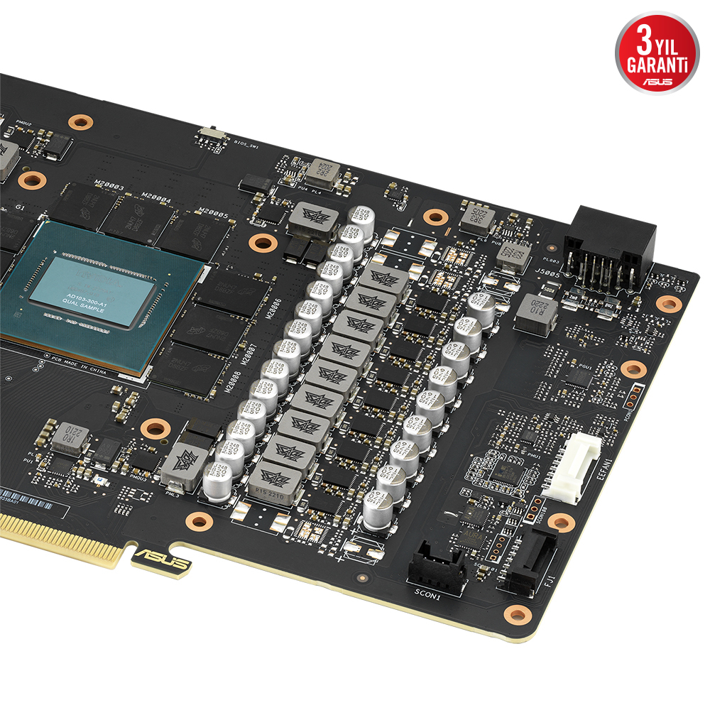 ASUS ROG Strix GeForce RTX 4080 White OC ROG-STRIX-RTX4080-O16G-WHITE 16GB GDDR6X 256Bit DX12 DLSS 3 Gaming (Oyuncu) Ekran Kartı