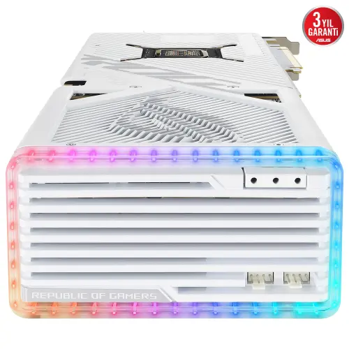 ASUS ROG Strix GeForce RTX 4080 White OC ROG-STRIX-RTX4080-O16G-WHITE 16GB GDDR6X 256Bit DX12 DLSS 3 Gaming (Oyuncu) Ekran Kartı