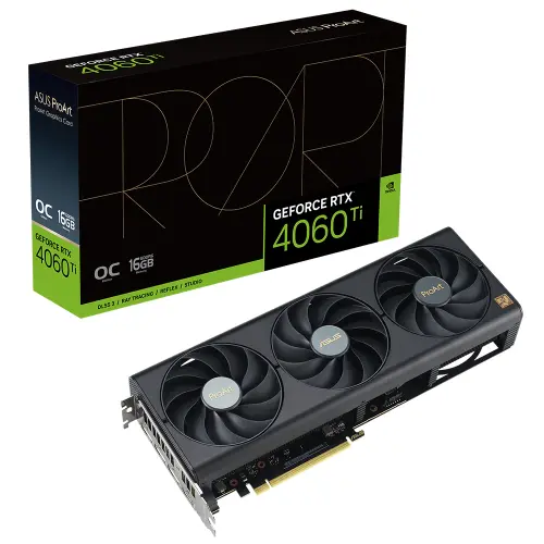 ASUS ProArt GeForce RTX 4060 Ti OC PROART-RTX4060TI-O16G 16 GB GDDR6 128Bit DX12 Gaming (Oyuncu) Ekran Kartı