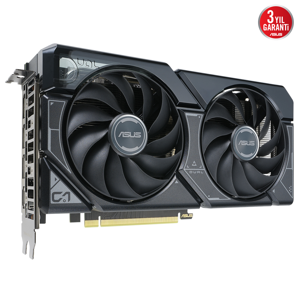 ASUS Dual GeForce RTX 4060 TI OC DUAL-RTX4060TI-O8G 8GB GDDR6 128Bit DX12 DLSS 3 Gaming (Oyuncu) Ekran Kartı