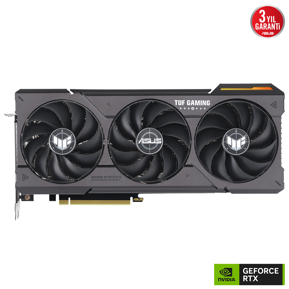 ASUS TUF Gaming GeForce RTX 4060 TI OC TUF-RTX4060TI-O8G-GAMING 8GB GDDR6 128Bit DX12 DLSS 3 Gaming (Oyuncu) Ekran Kartı